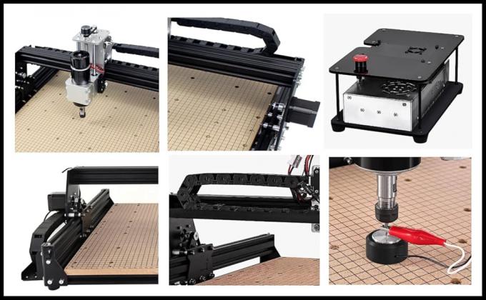 4540 Roteador Máquina de gravação CNC 500W Fuso 11000rpm 3 eixos 2